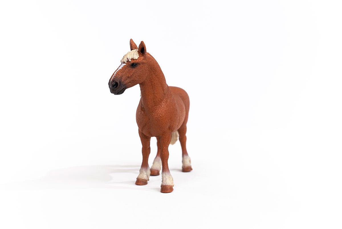 Figurină realistă cal Belgian Draft - Schleich