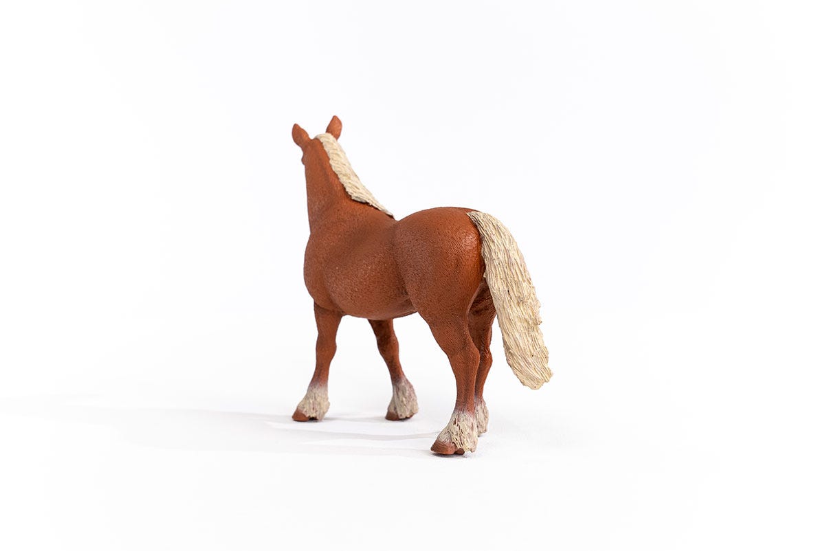 Figurină realistă cal Belgian Draft - Schleich