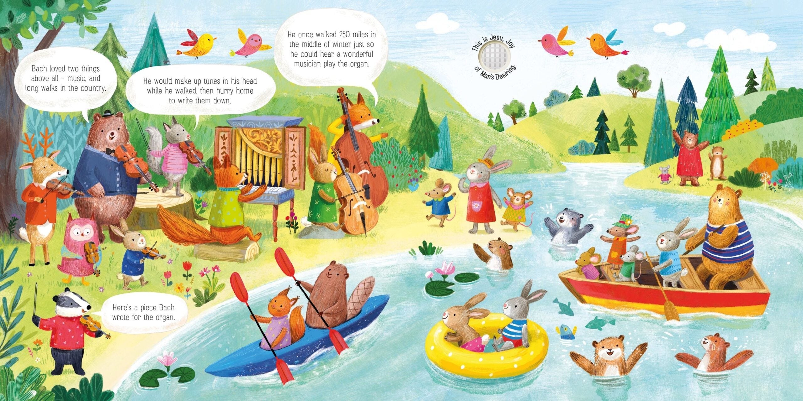 The Animal Orchestra Plays Bach, Carte cu sunete - Usborne