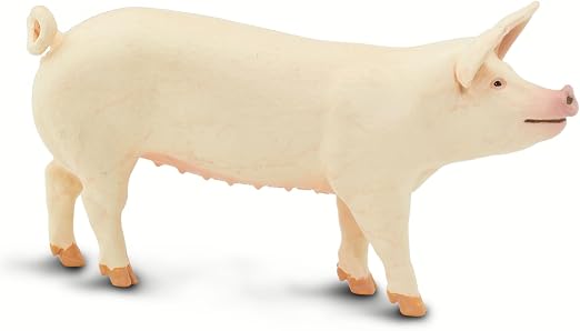 Figurină realistă porc marele alb - Safari Ltd.