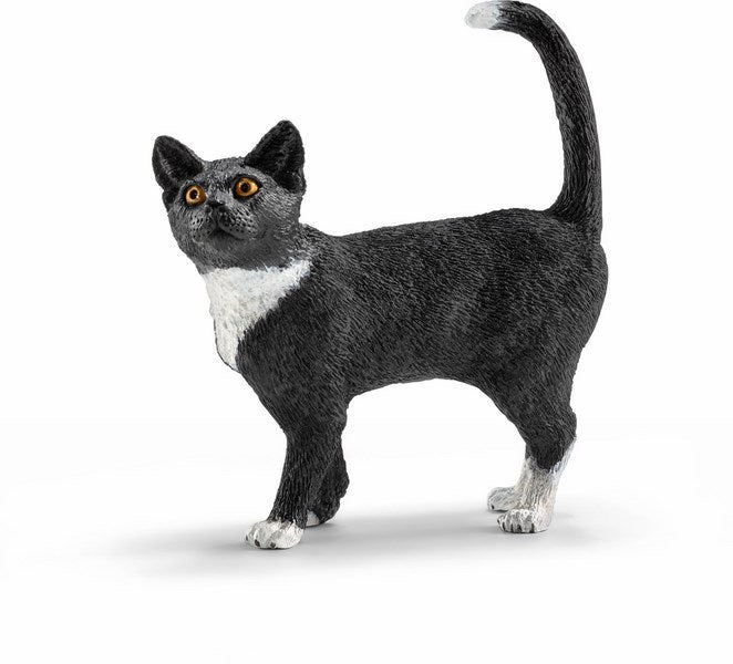 Figurină pisică pictată manual, 4,6 x 6,1 x 2 cm – Schleich