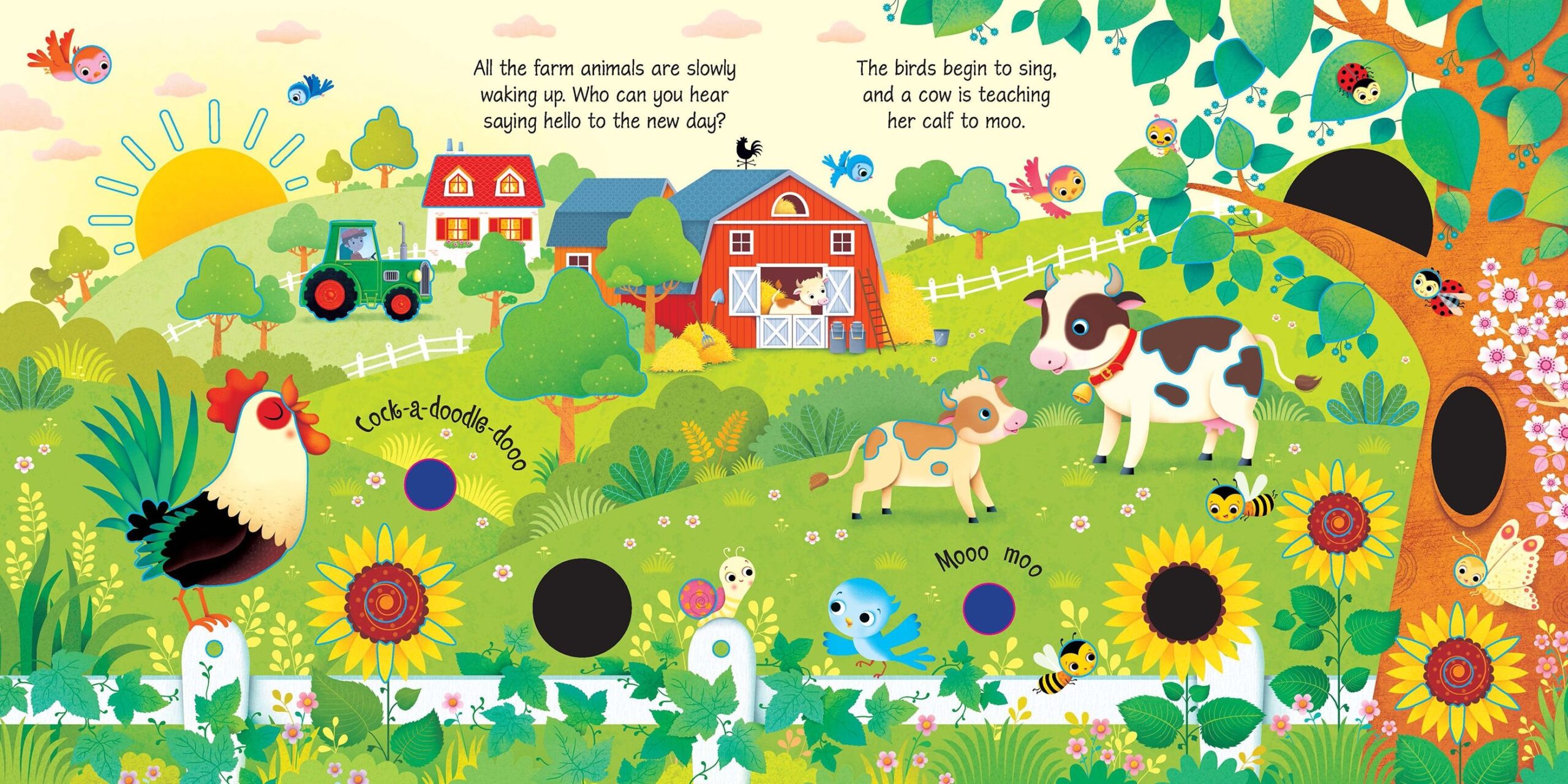 Farm Sounds, carte cu sunete - Usborne