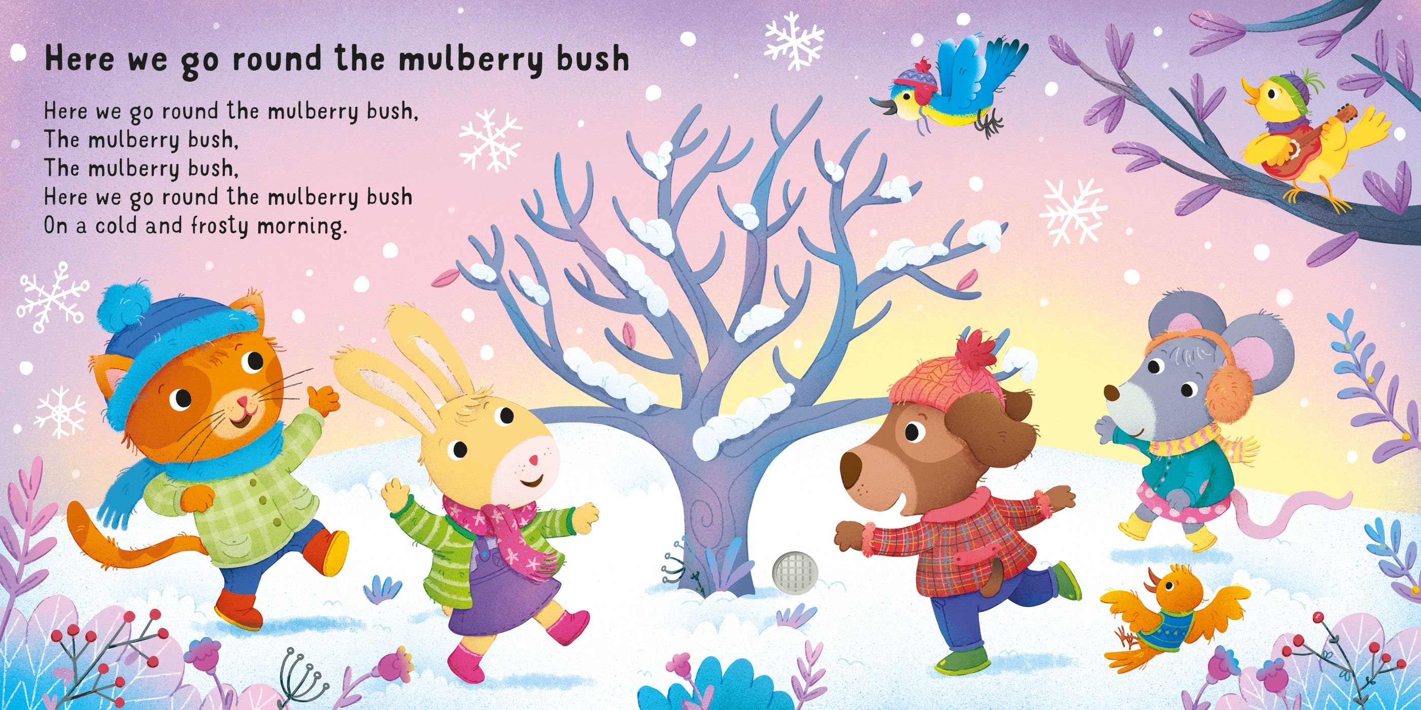 Sing-along Children’s Songs – Carte cu sunete pentru copii 6+ luni, Usborne