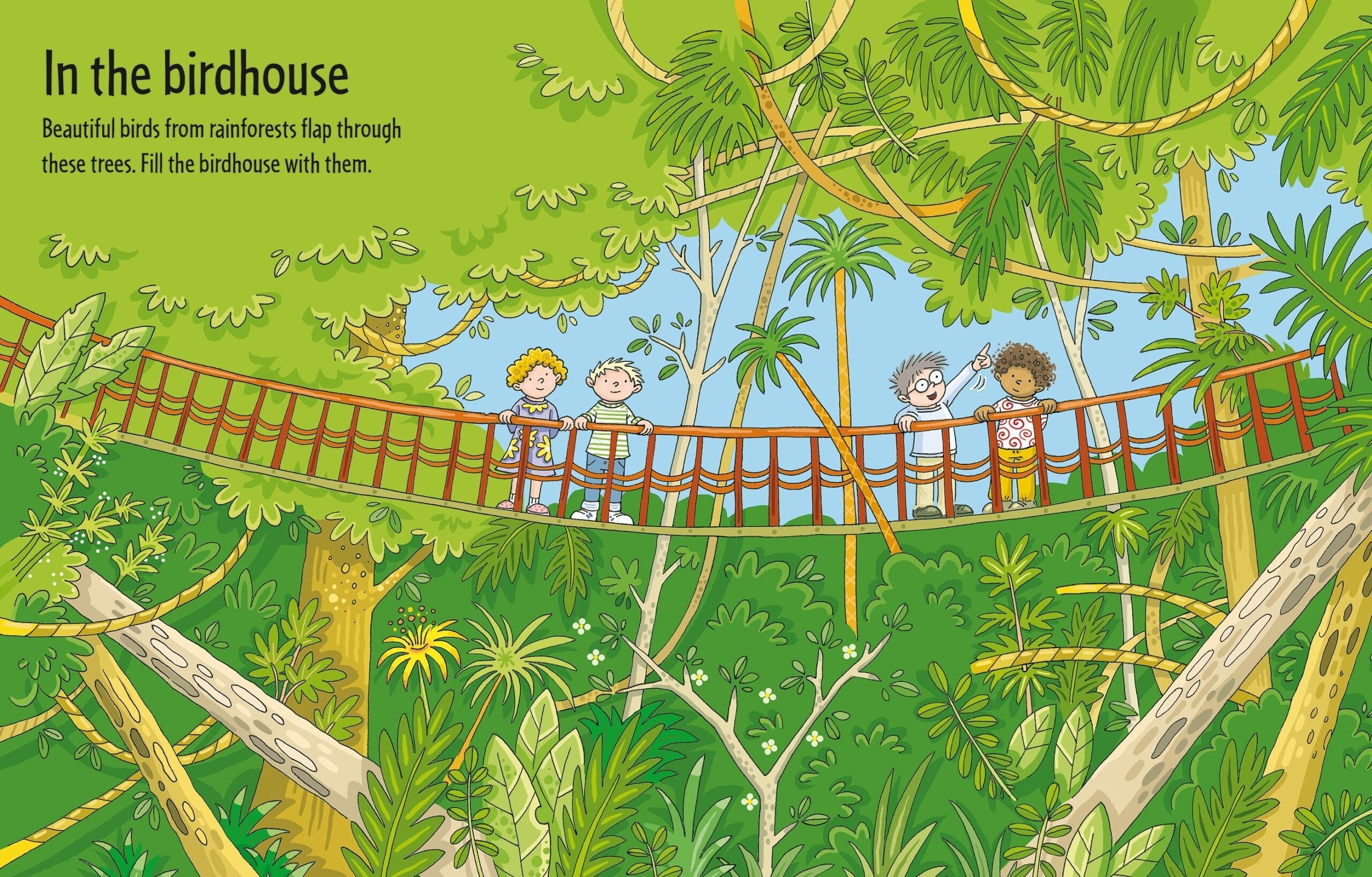 First Sticker Book Zoo, carte cu stickere - Usborne