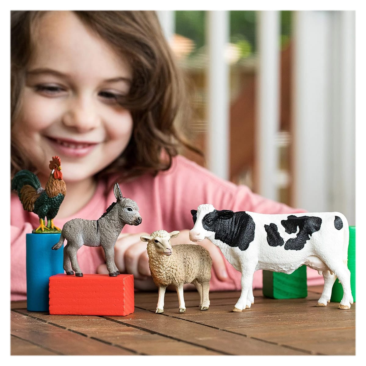 Figurine animale de fermă realiste, set de 4 - Schleich