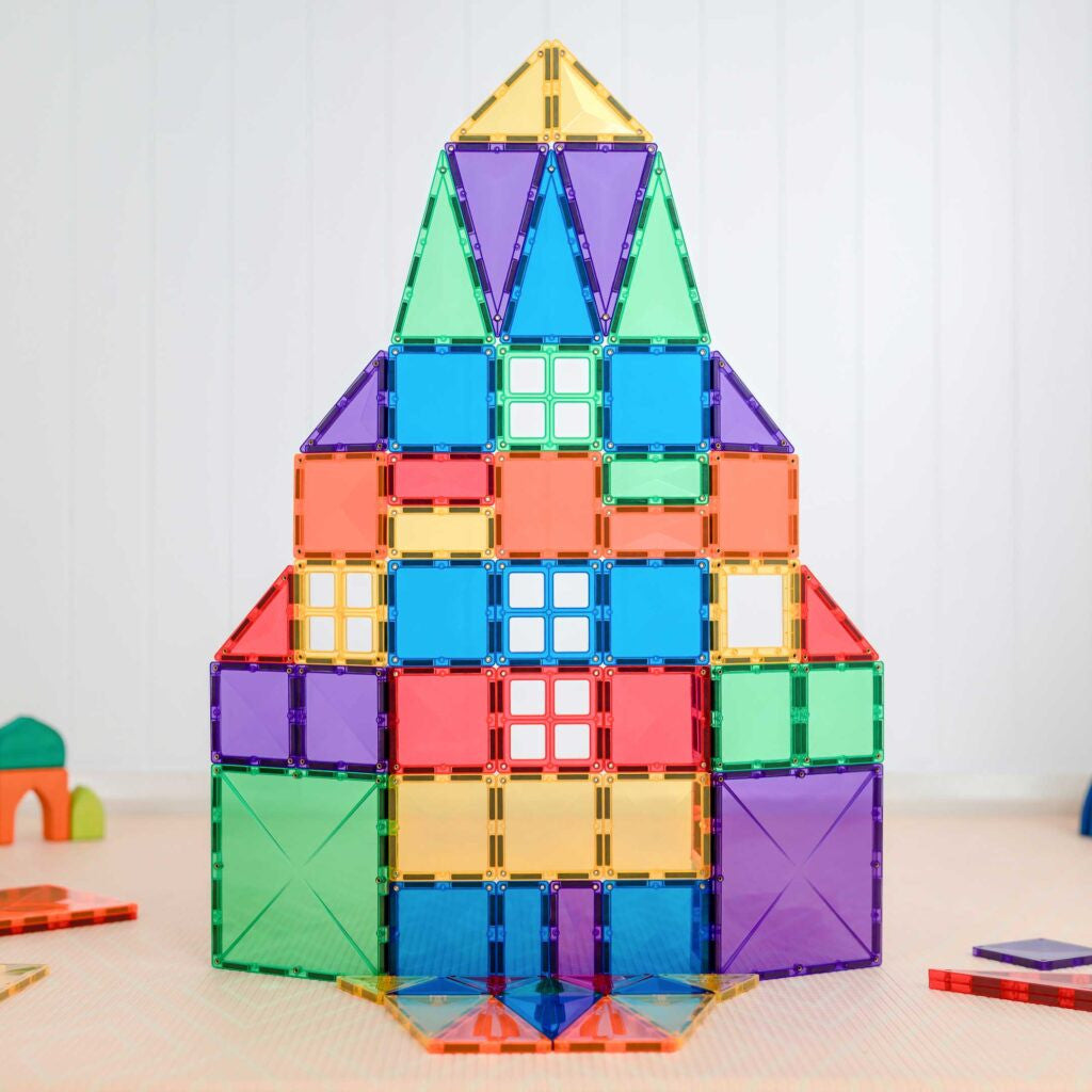Set magnetic creativ curcubeu, 102 piese – CONNETIX