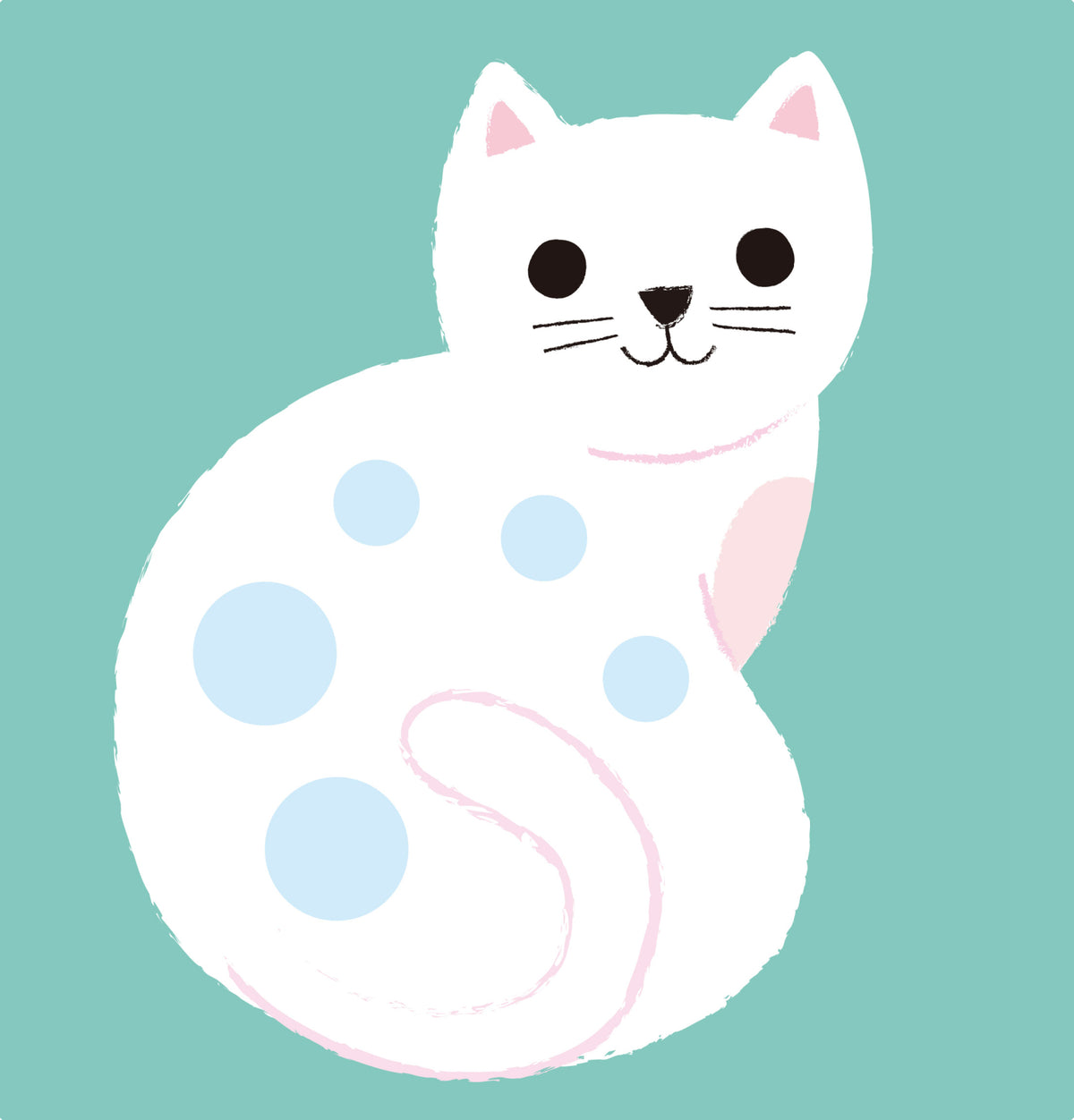 Carte Dots4Fun cu stickere reutilizabile tip buline - Câini și pisici – Haku Yoka by Avenir