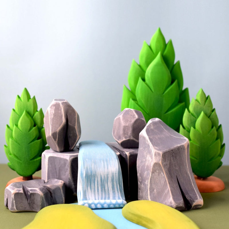Set Rau de Munte, Cascada, Pietre de Rau – BumbuToys