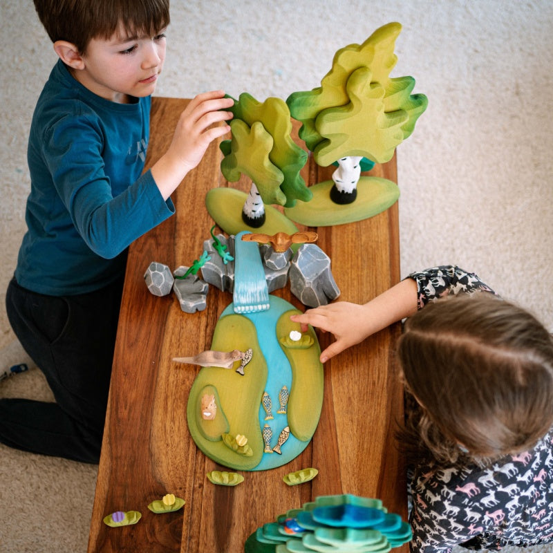 Set Rau de Munte, Cascada, Pietre de Rau – BumbuToys