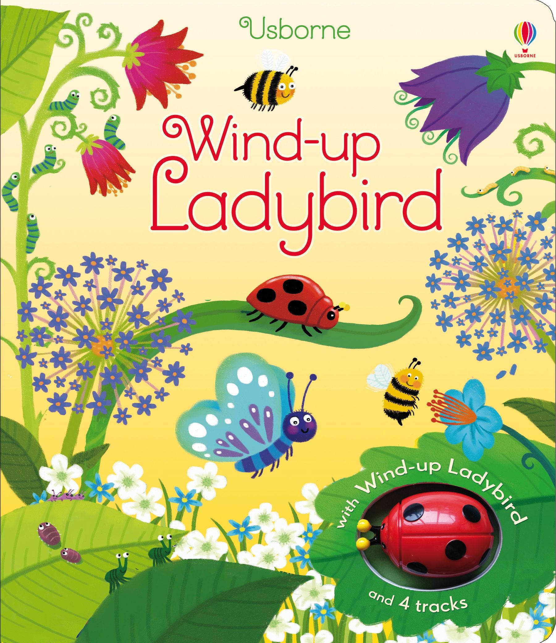Wind-up Ladybird, carte cu buburuză - Usborne