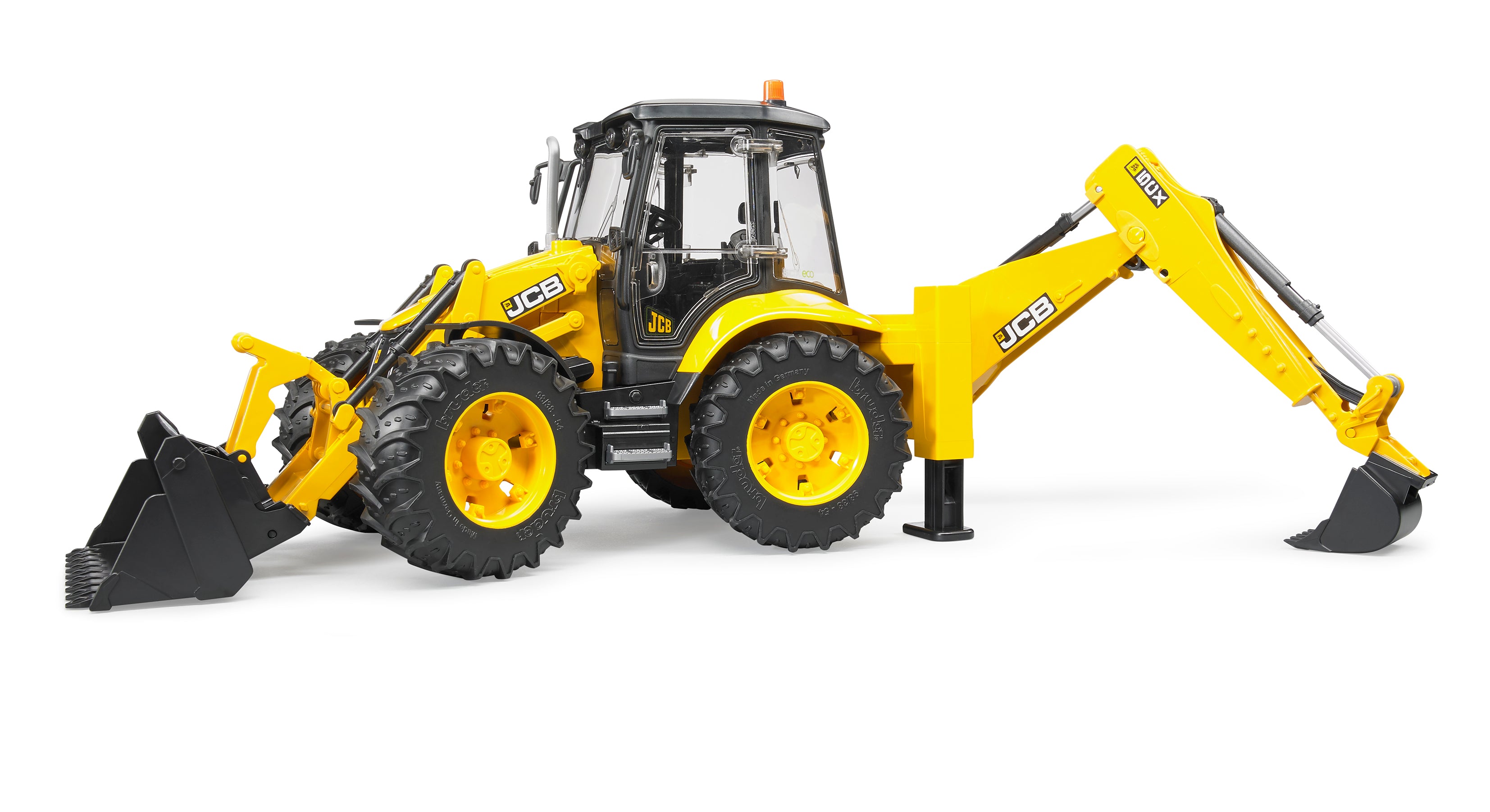 Tractor-excavator JCB 5CX ECO din plastic ABS, scară 1:16 – Bruder