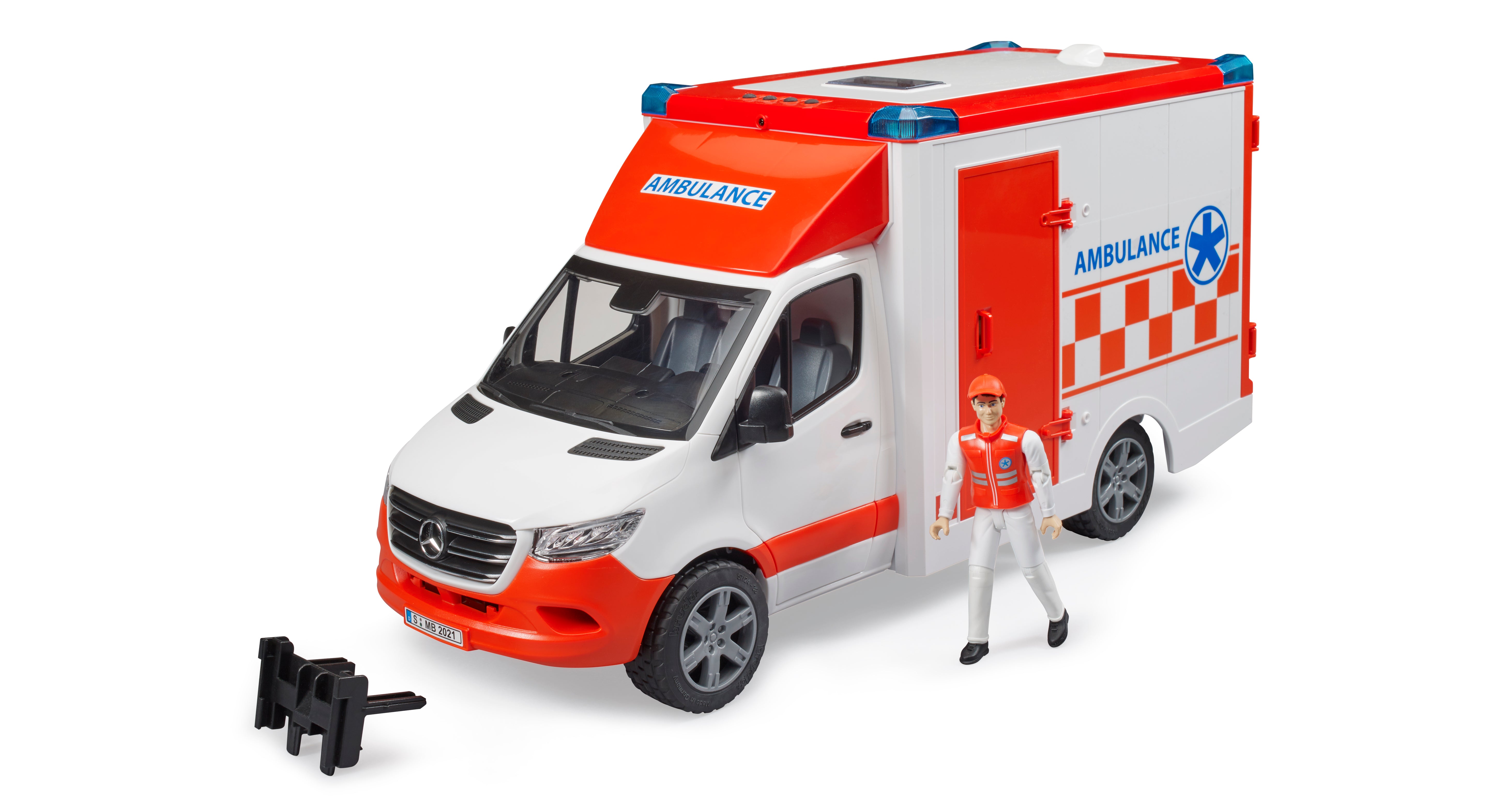 Ambulanță MB Sprinter cu paramedic, scară 1:16 – Bruder