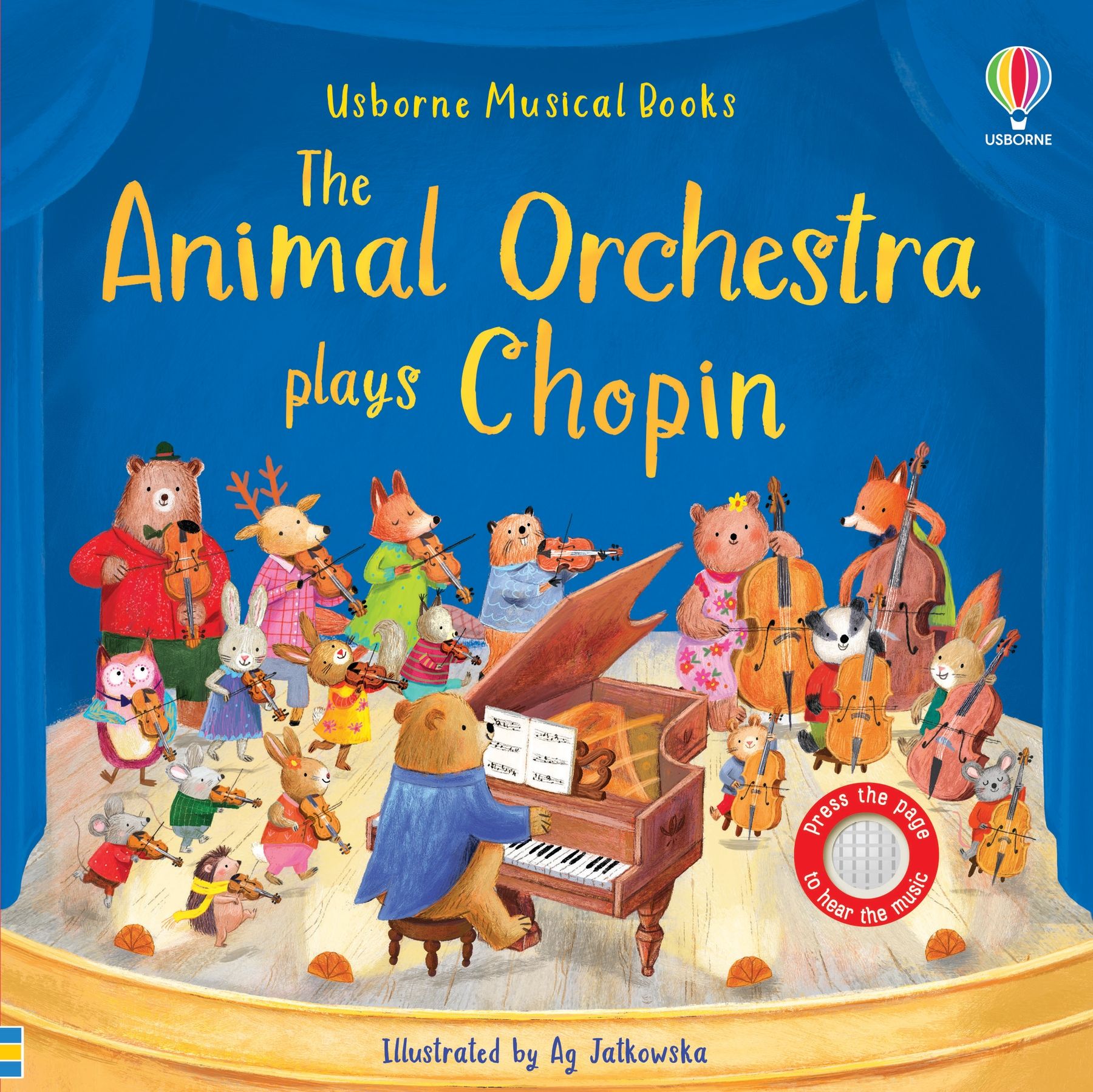 The Animal Orchestra Plays Chopin – Carte pentru copii 12+ luni, Usborne