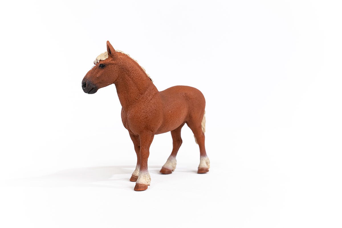 Figurină realistă cal Belgian Draft - Schleich