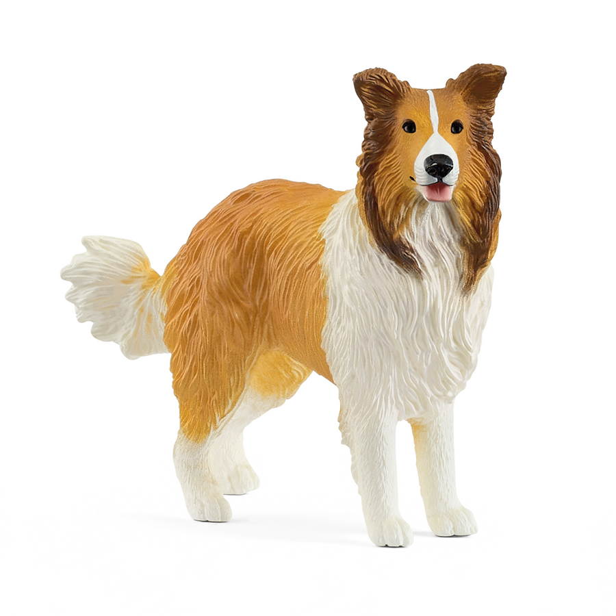 Figurină realistă câine Collie, 7 cm - Schleich
