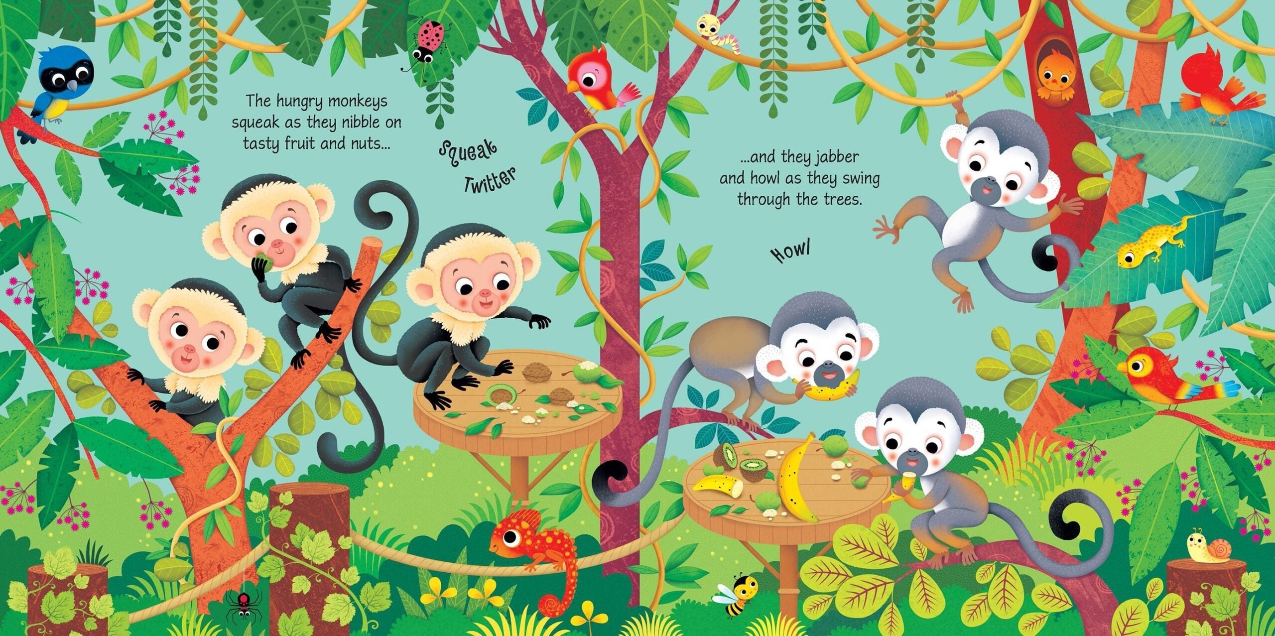 Zoo Sounds, carte cu sunete - Usborne