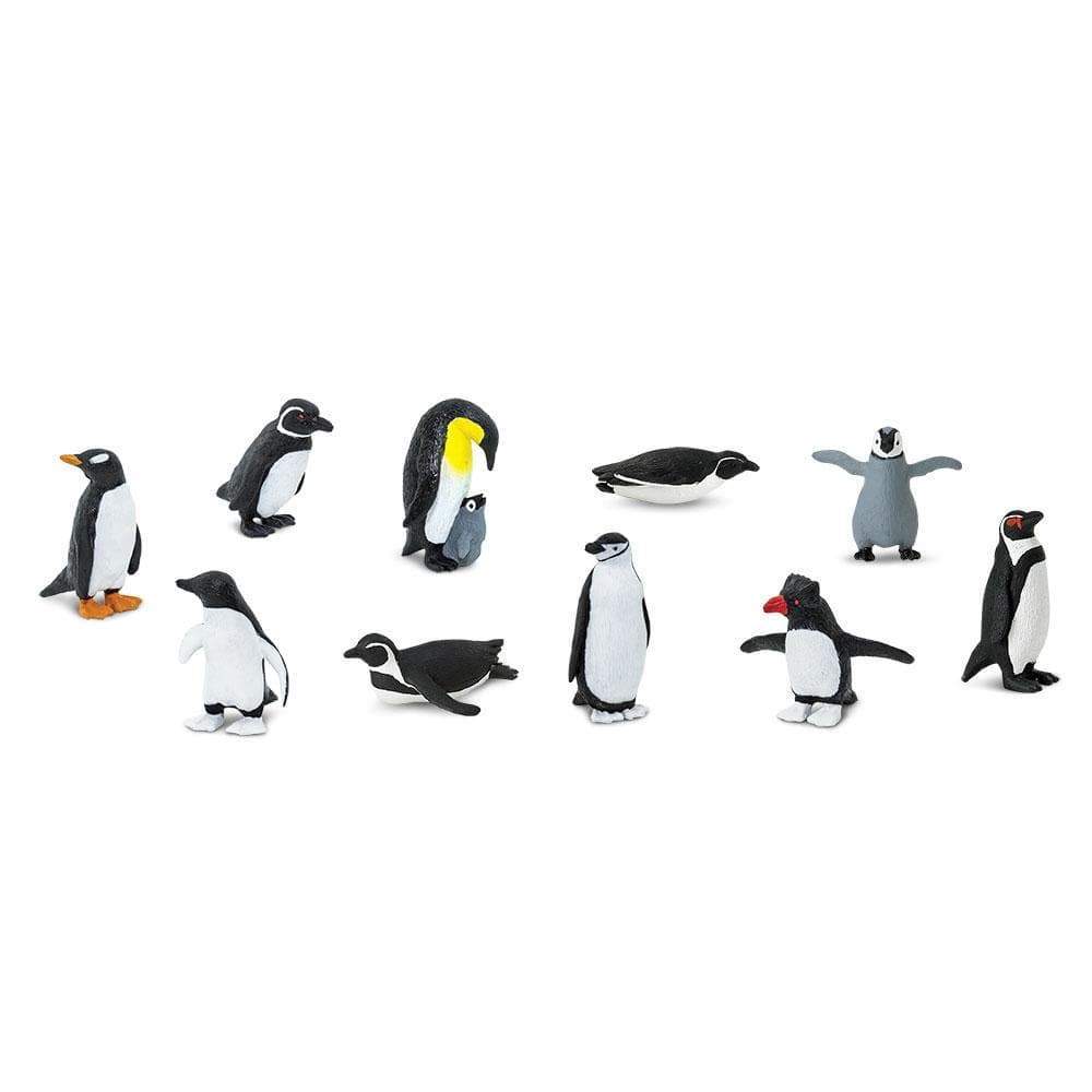 Set figurine realiste pinguini, 10 piese - Safari Ltd.