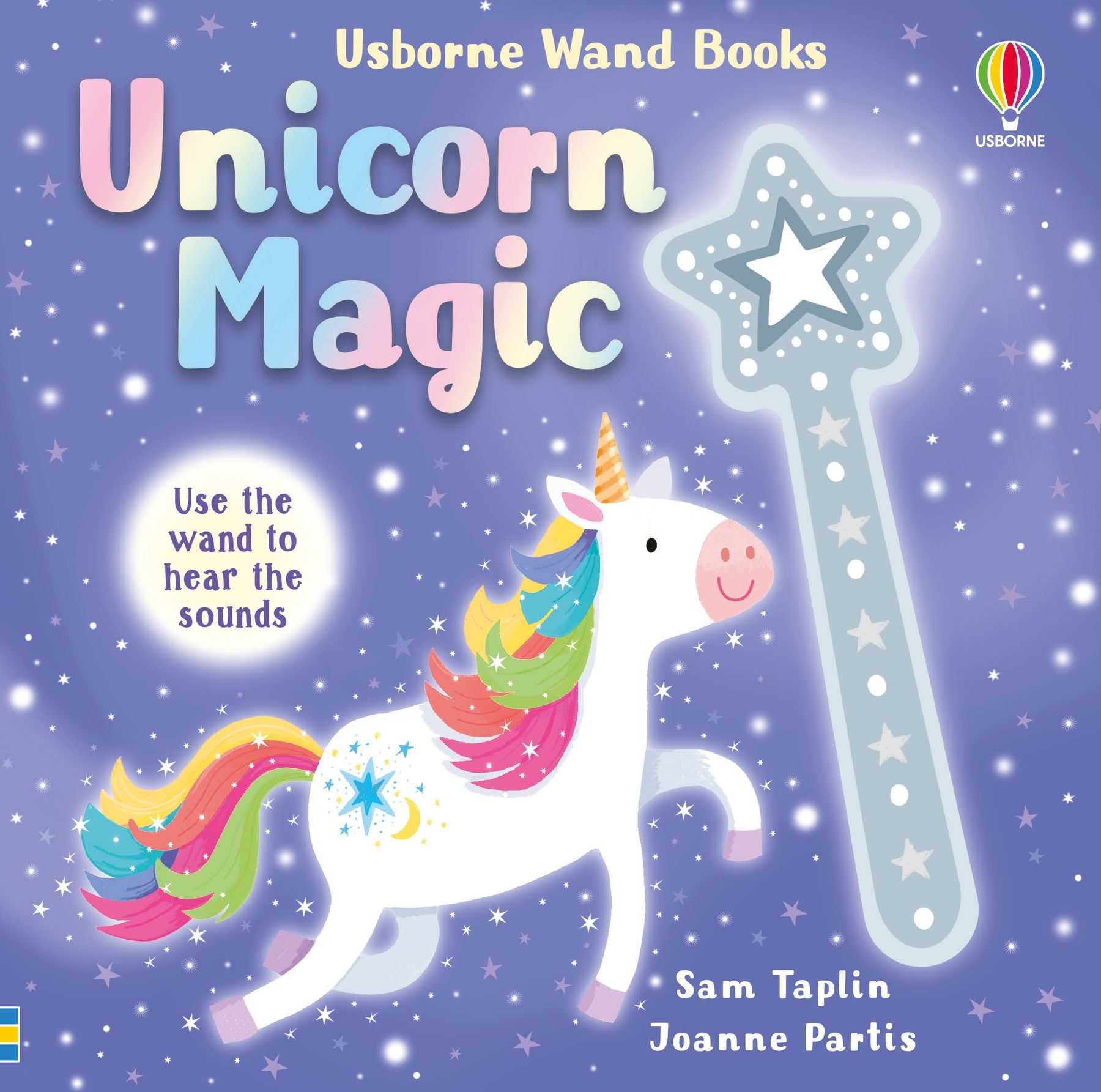 Wand Books: Unicorn Magic – Carte cu sunete pentru copii 3+ ani, Usborne