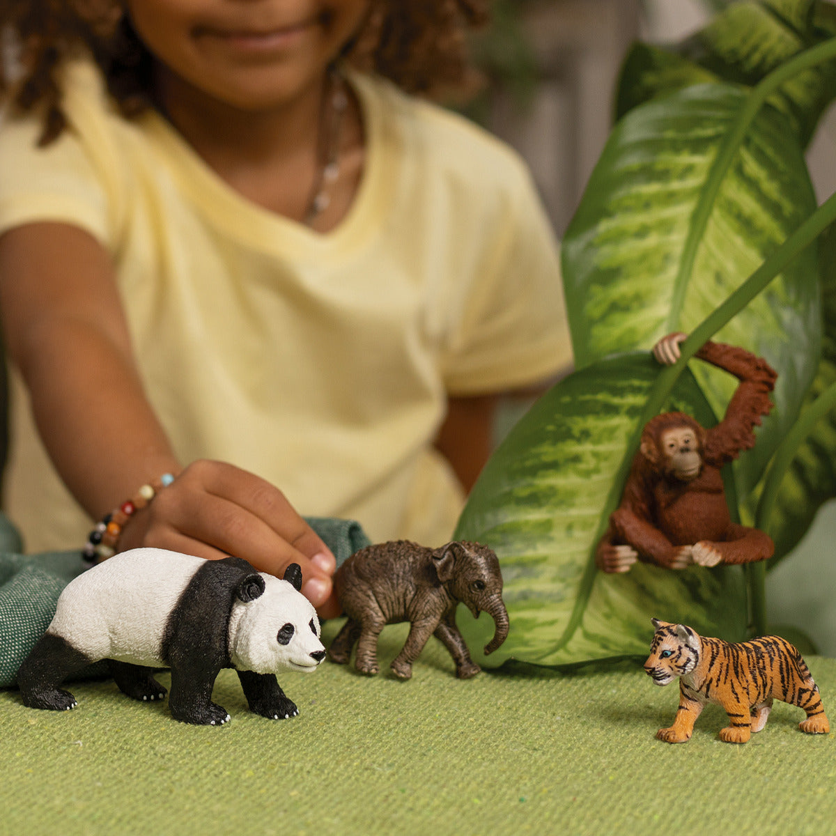 Set figurine animale sălbatice Asia, 4 piese - Schleich