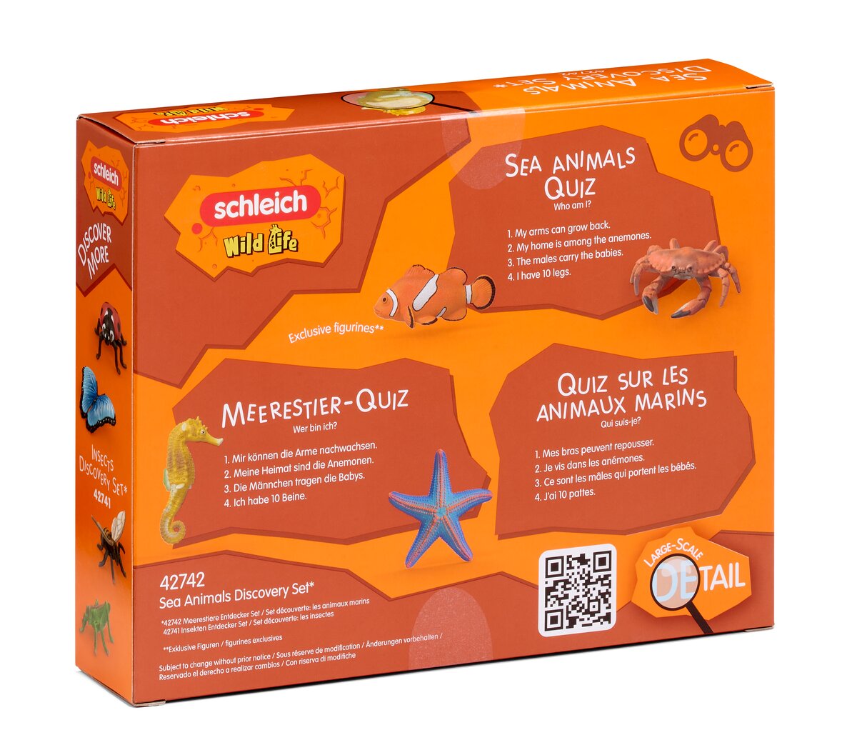 Set figurine animale marine realiste, 4 piese - Schleich