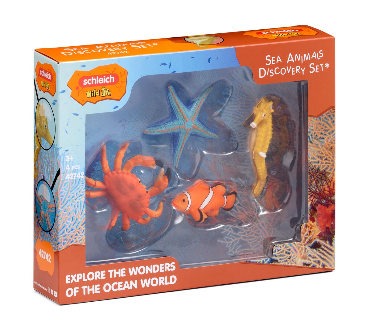 Set figurine animale marine realiste, 4 piese - Schleich