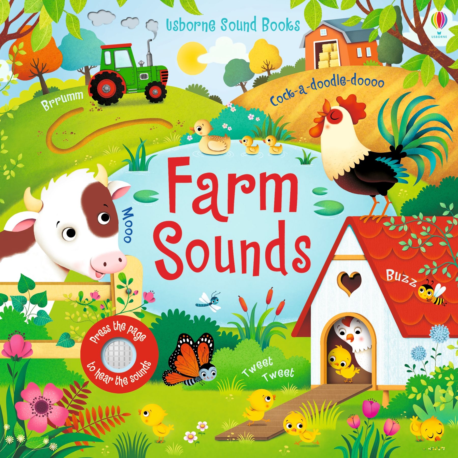 Farm Sounds – Carte cu sunete pentru copii 3+ ani, Usborne