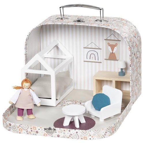 Apartament în valiză cu mobilier, set de 10 piese – [LIPSĂ DATE — necesită verificare: specificați brandul]
