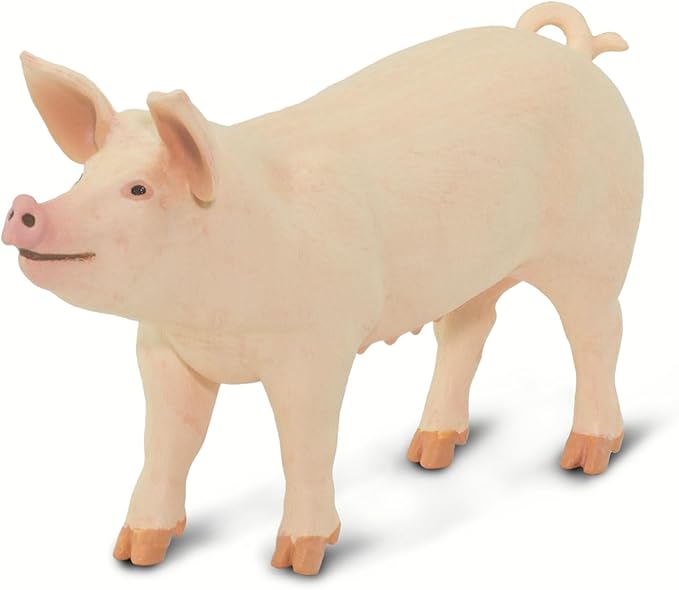 Figurină realistă porc marele alb - Safari Ltd.