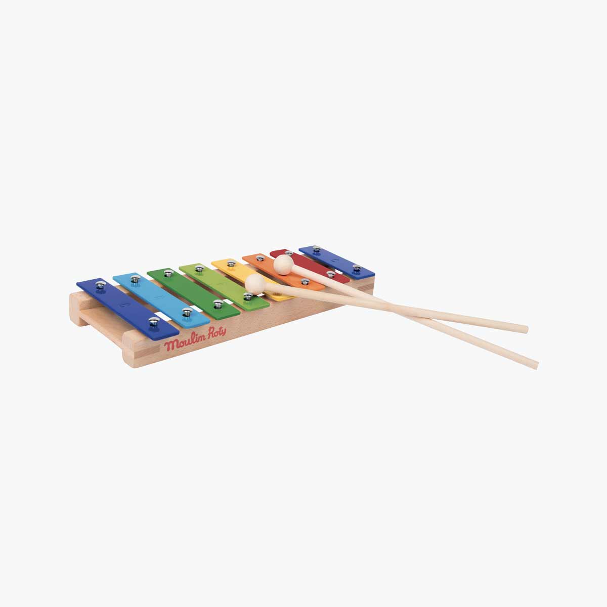 Xilofon cu 8 note colorate Les Popipop - Moulin Roty