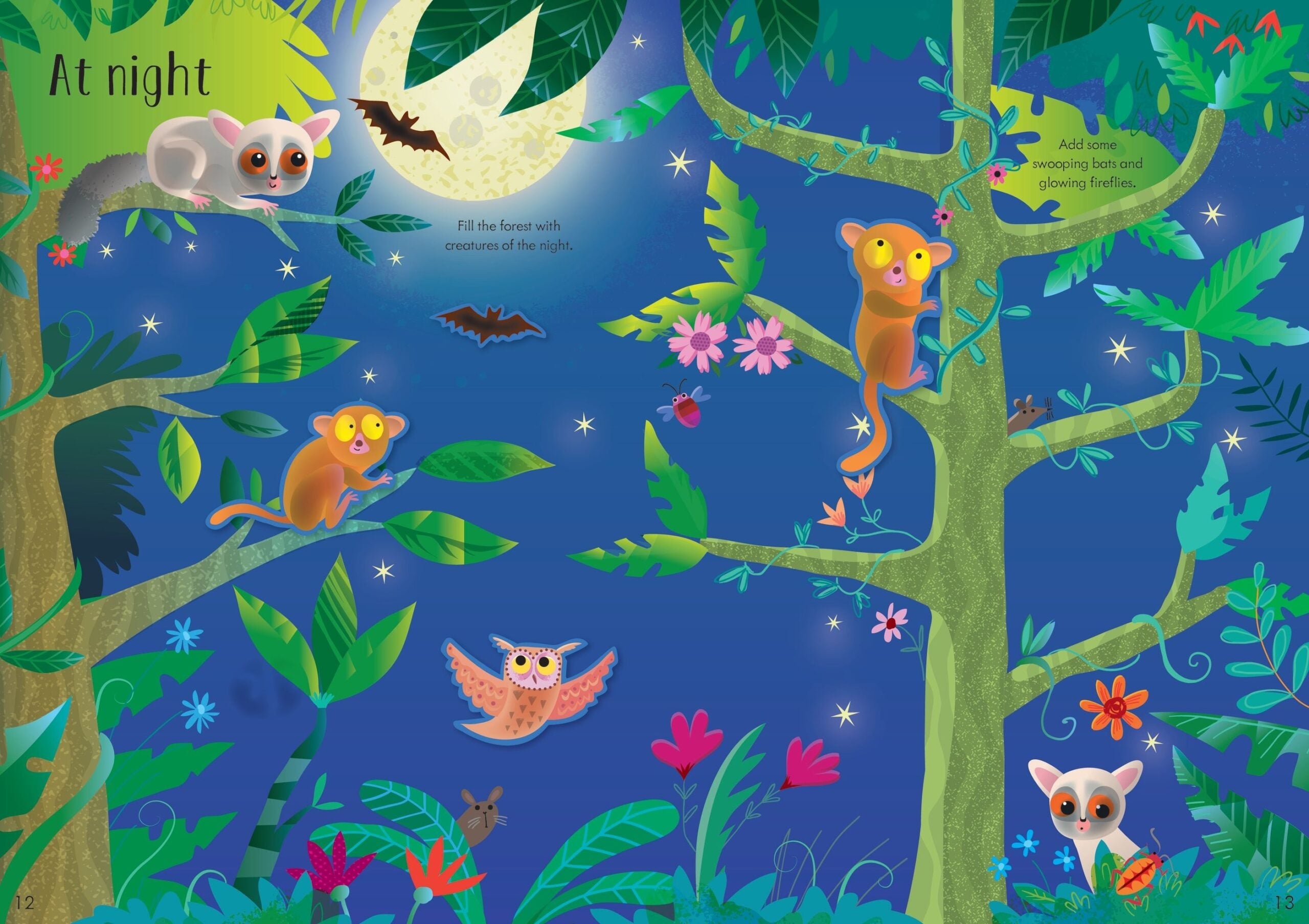 Little First Stickers Jungle, carte cu stickere - Usborne