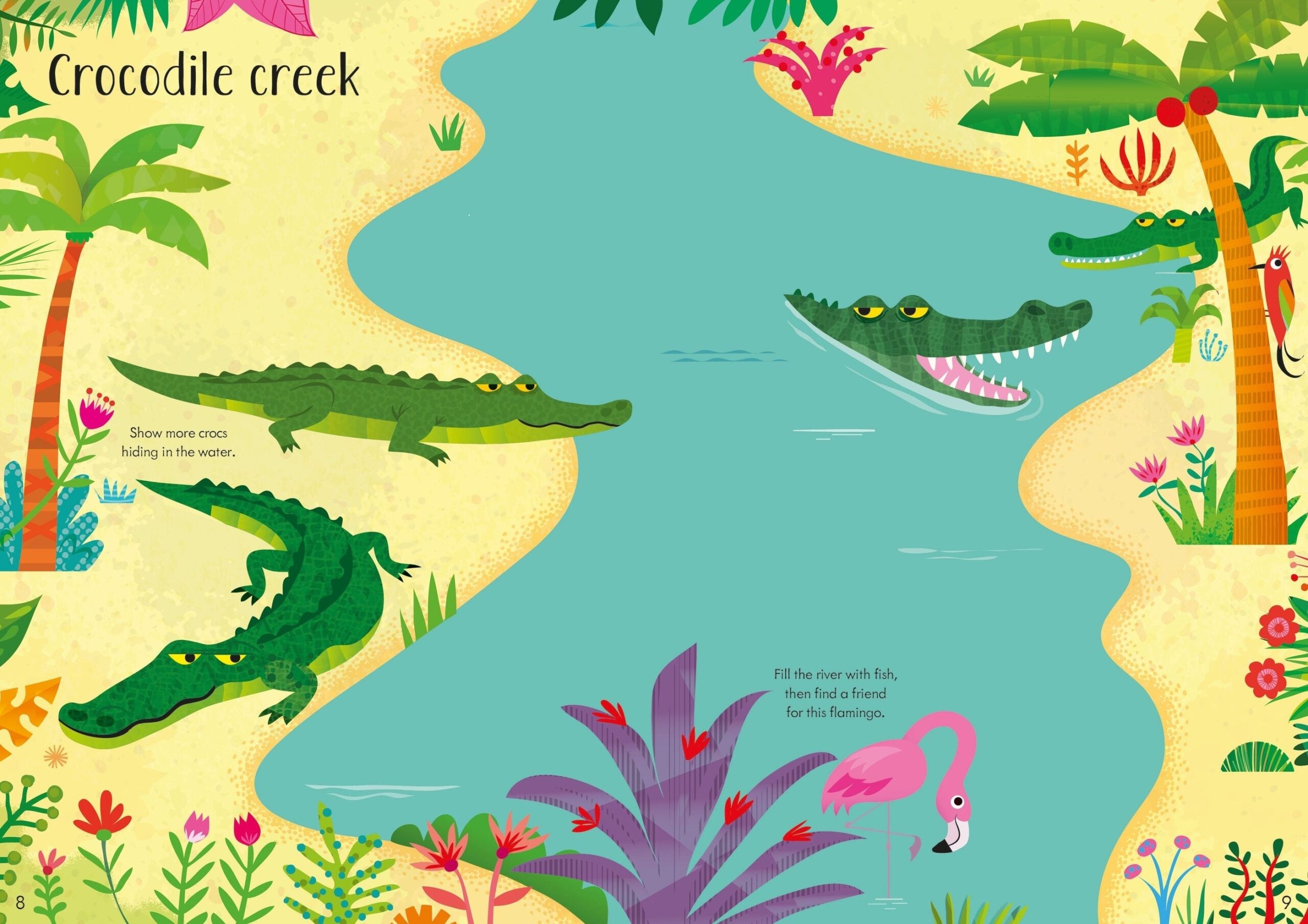 Little First Stickers Jungle, carte cu stickere - Usborne