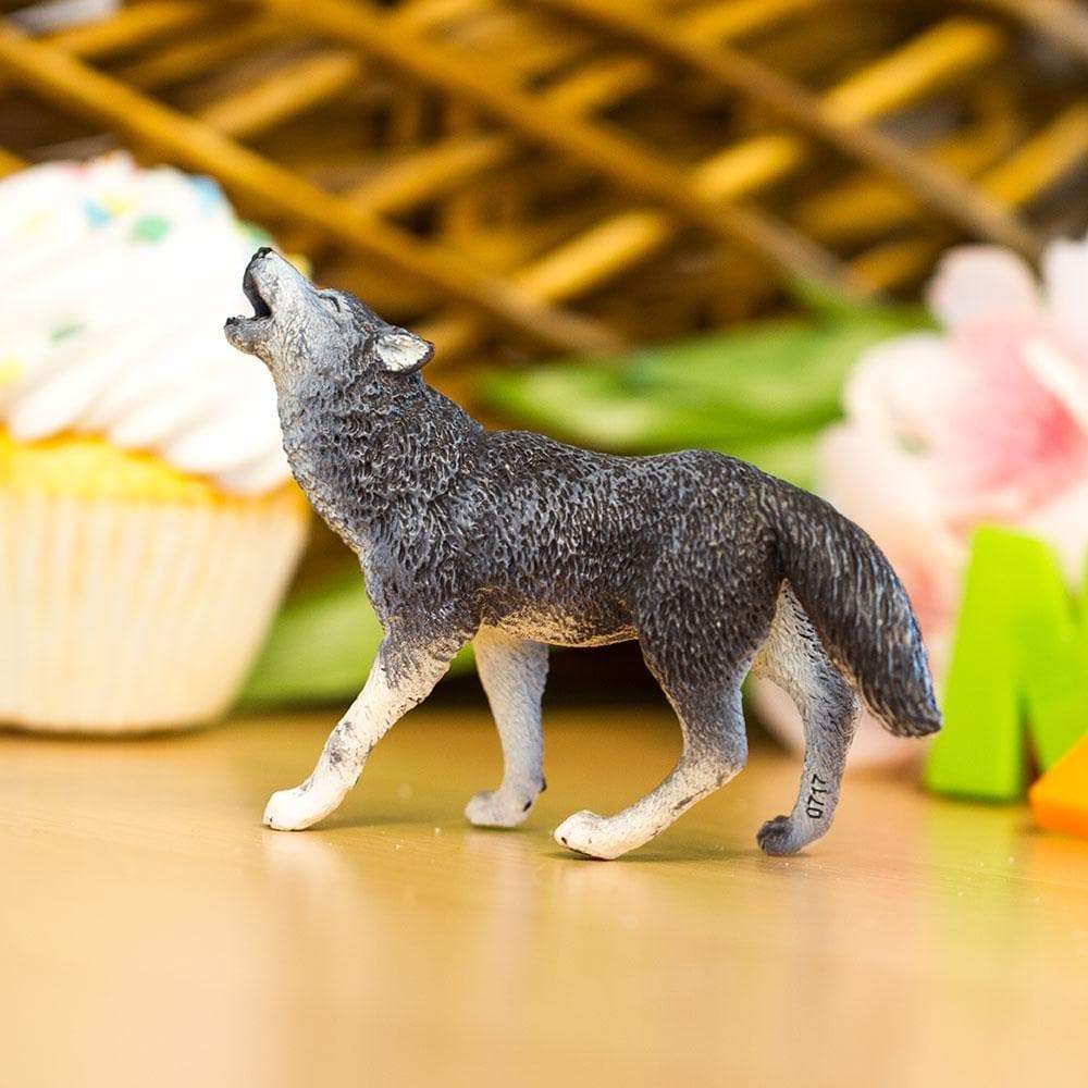 Figurină realistă lup cenușiu - Safari Ltd.
