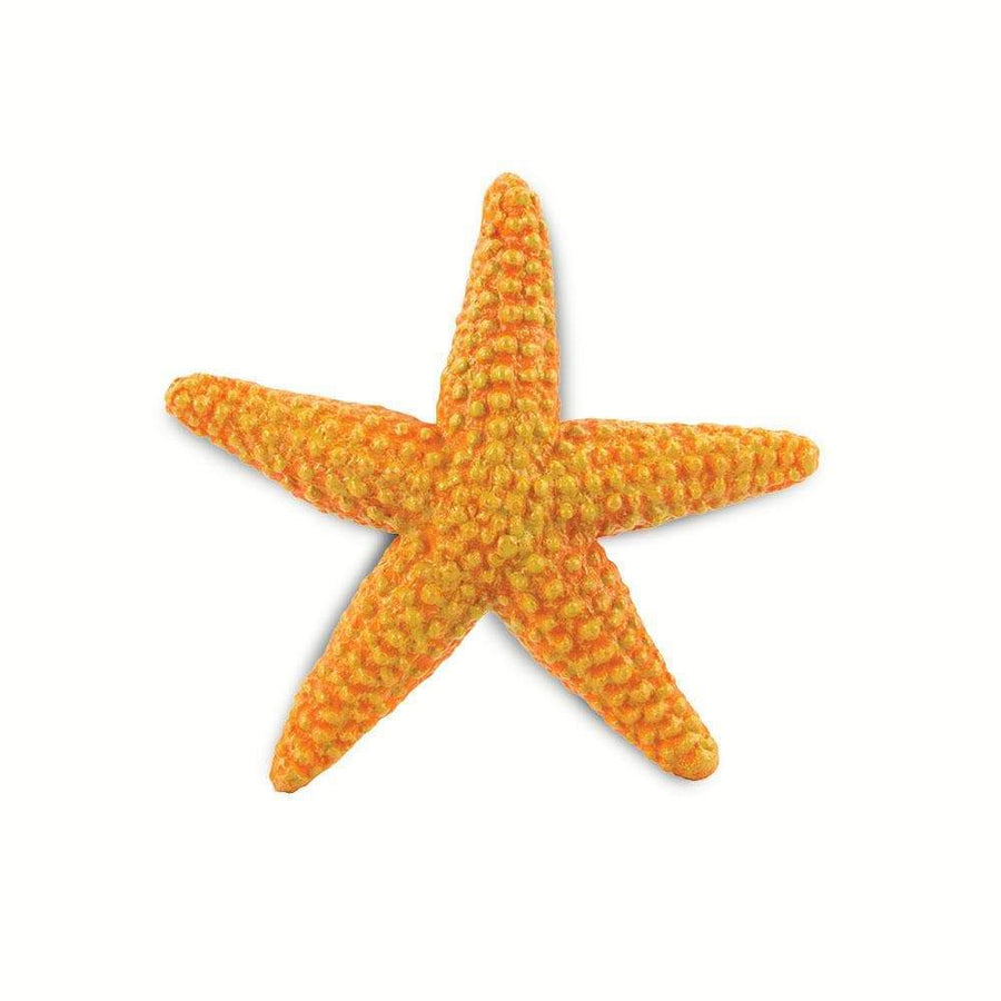 Figurină realistă stea de mare portocalie din plastic non-toxic, 11,5 cm - Safari Ltd.