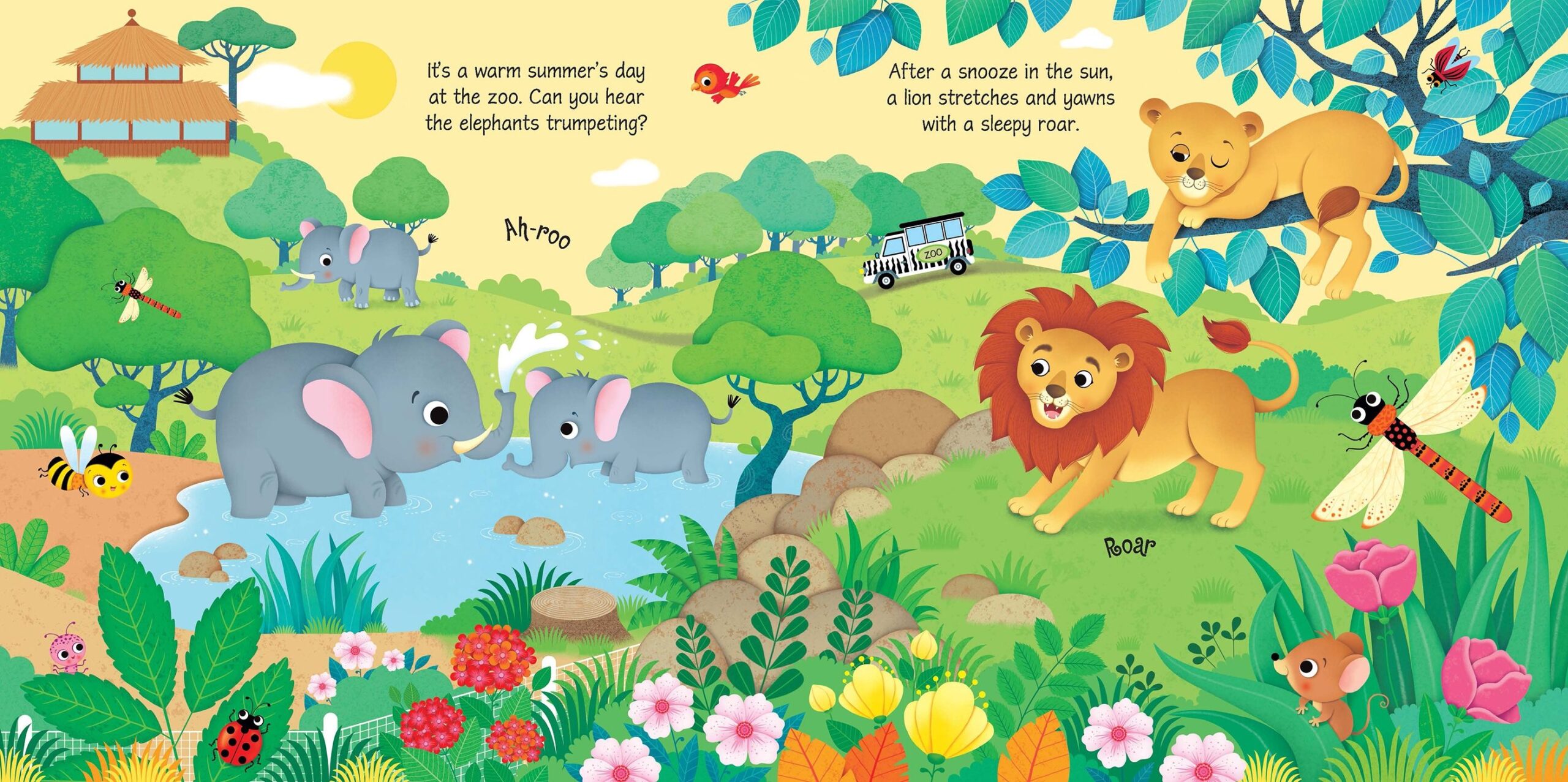 Zoo Sounds, carte cu sunete - Usborne