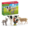 Figurine animale de fermă realiste, set de 4 - Schleich