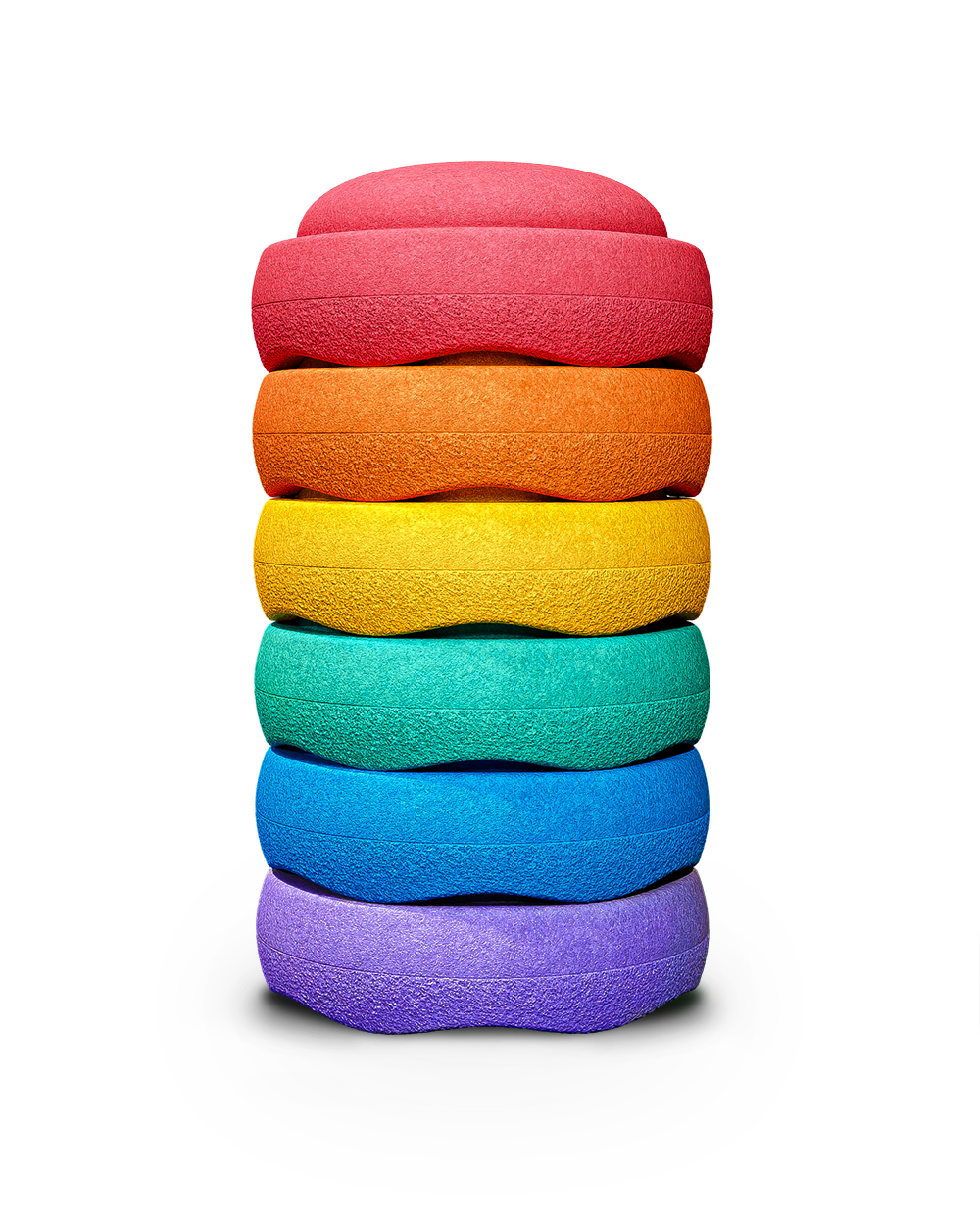 Set 6 MINI pietre de echilibru Original Mini Rainbow Classic – Stapelstein®
