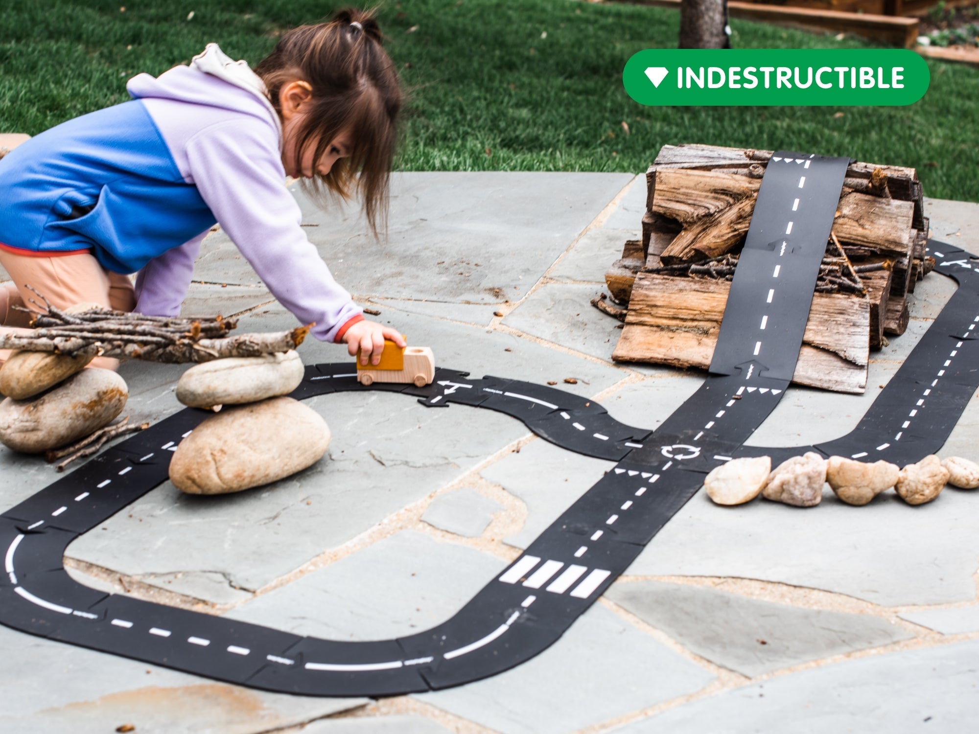 Set de drumuri flexibile Highway, 24 piese - waytoplay