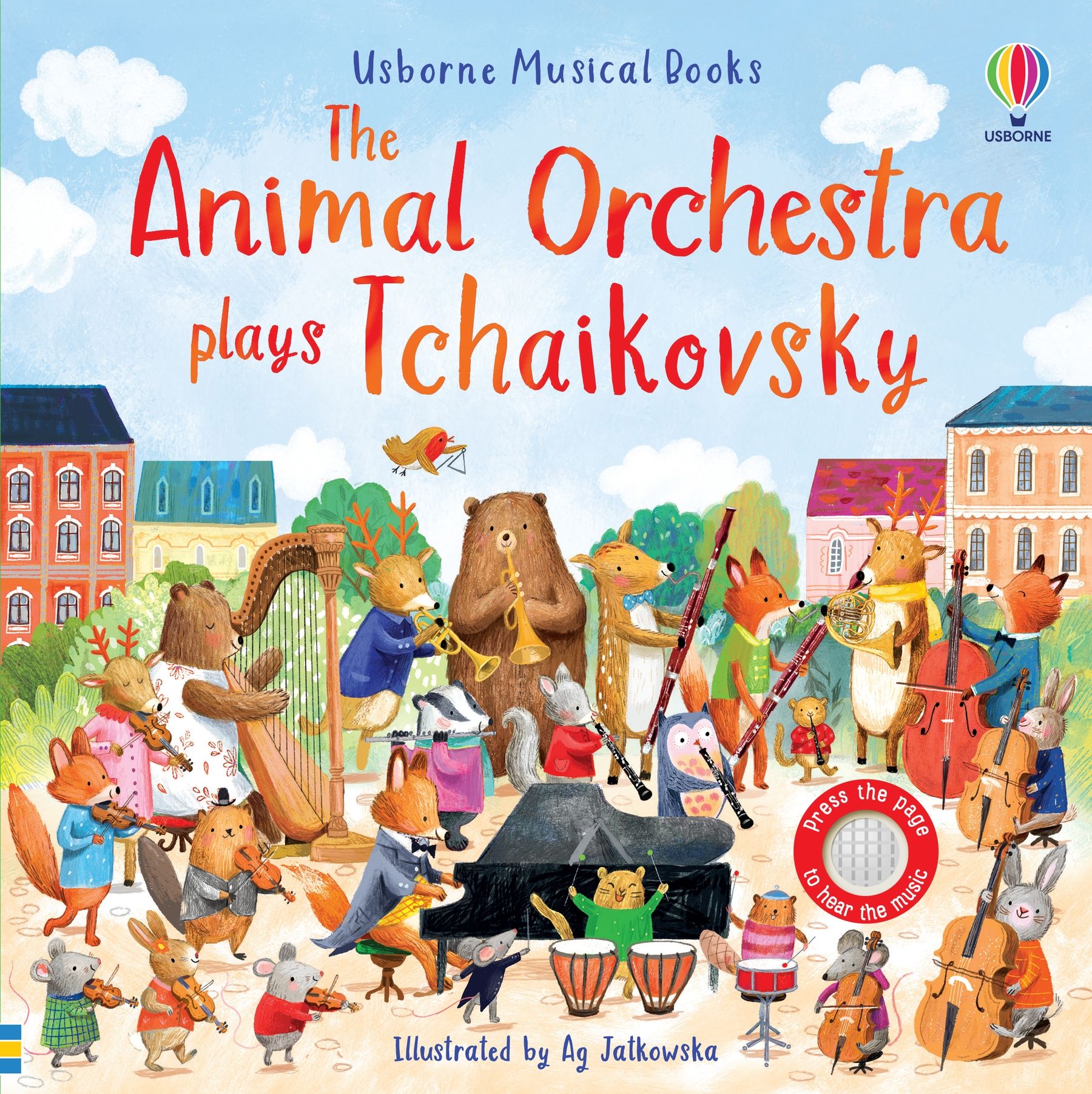 The Animal Orchestra Plays Tchaikovsky – Carte muzicală pentru copii 6+ luni, Usborne