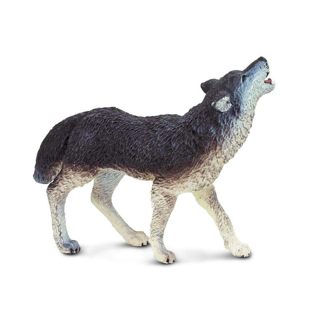 Figurină realistă lup cenușiu - Safari Ltd.