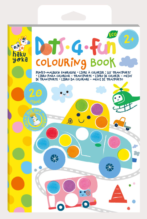 Carte de colorat cu ilustrații tematice, 25 x 17,6 cm – Dots4Fun
