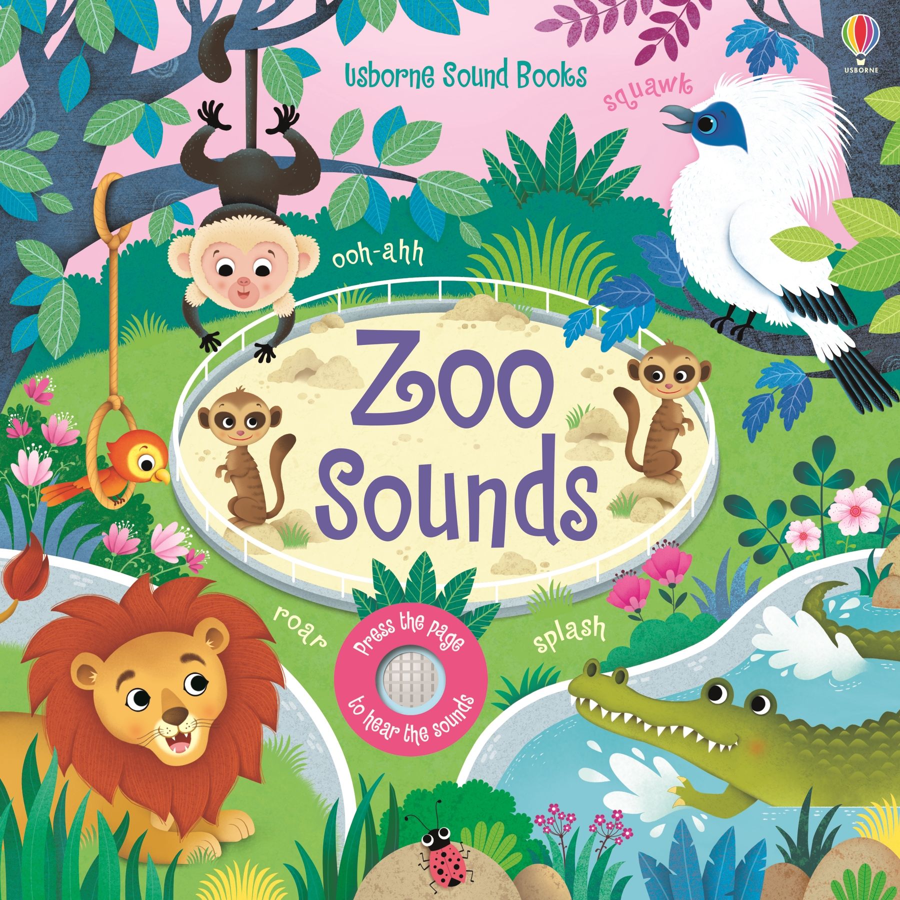 Zoo Sounds – Carte cu sunete pentru copii 3+ ani, Usborne
