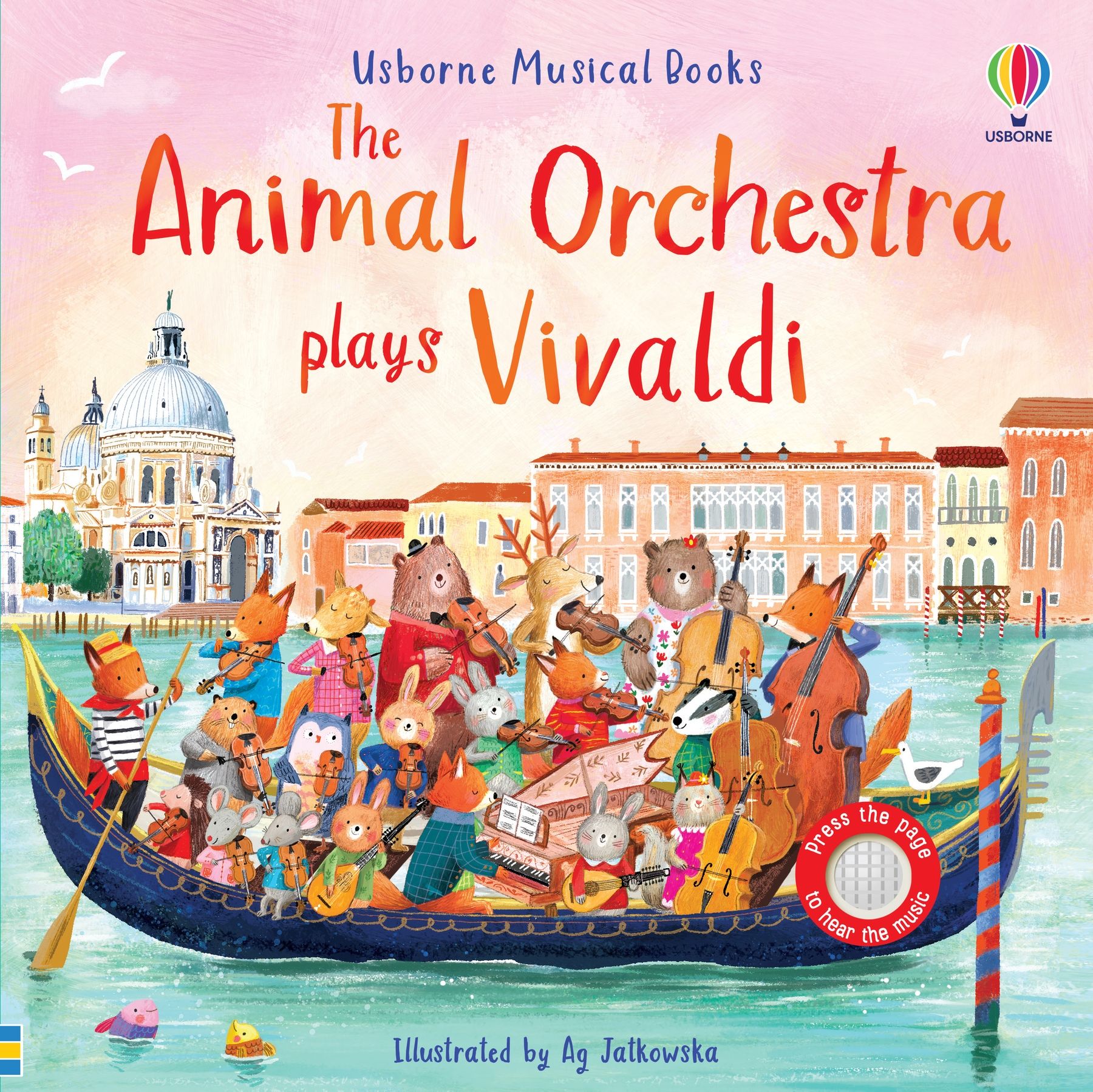 The Animal Orchestra Plays Vivaldi – Carte pentru copii 6+ luni, Usborne