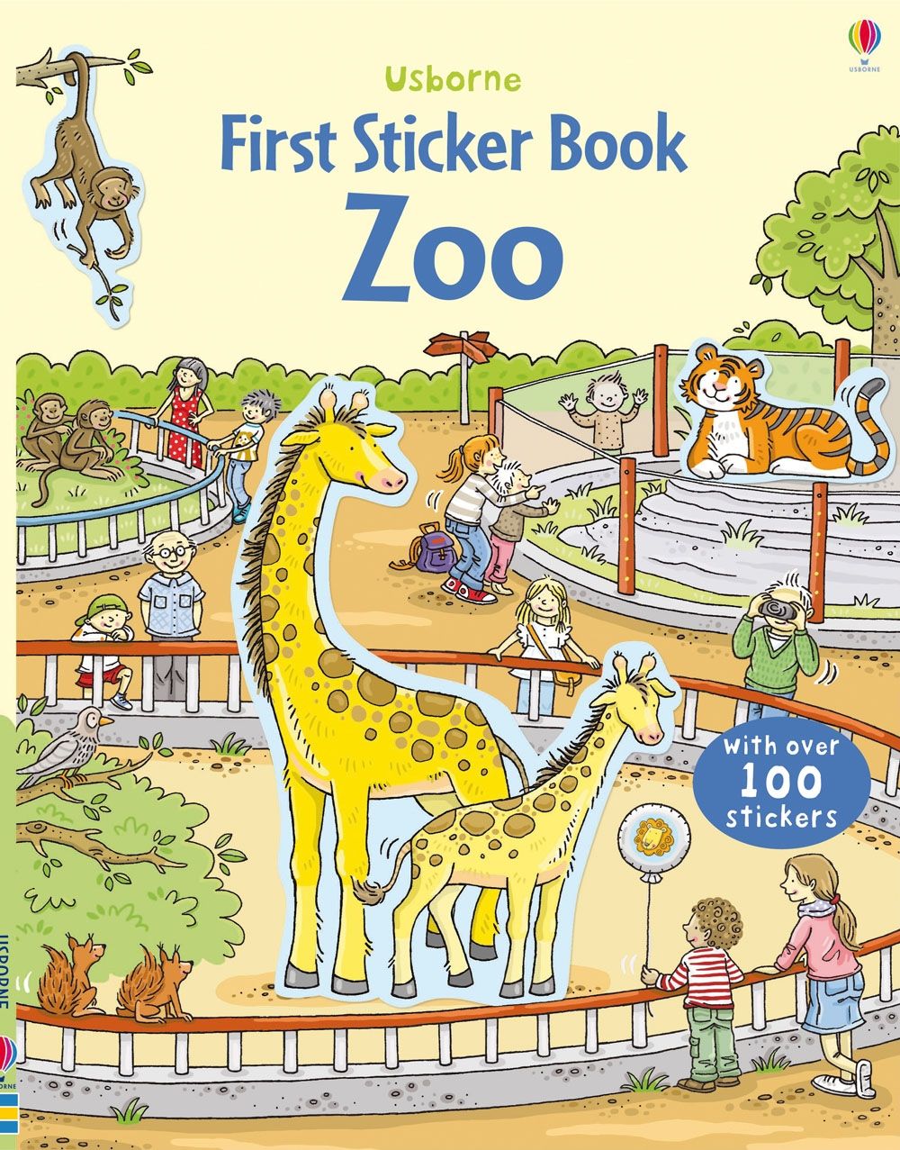First Sticker Book Zoo – Carte cu stickere pentru copii 3+ ani, Usborne