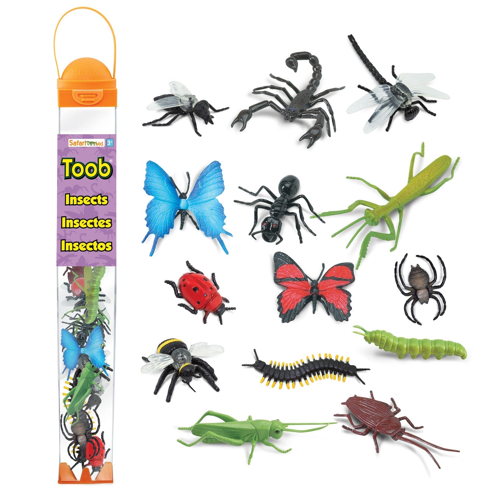 Set de figurine realiste insecte, 14 piese - Safari Ltd.