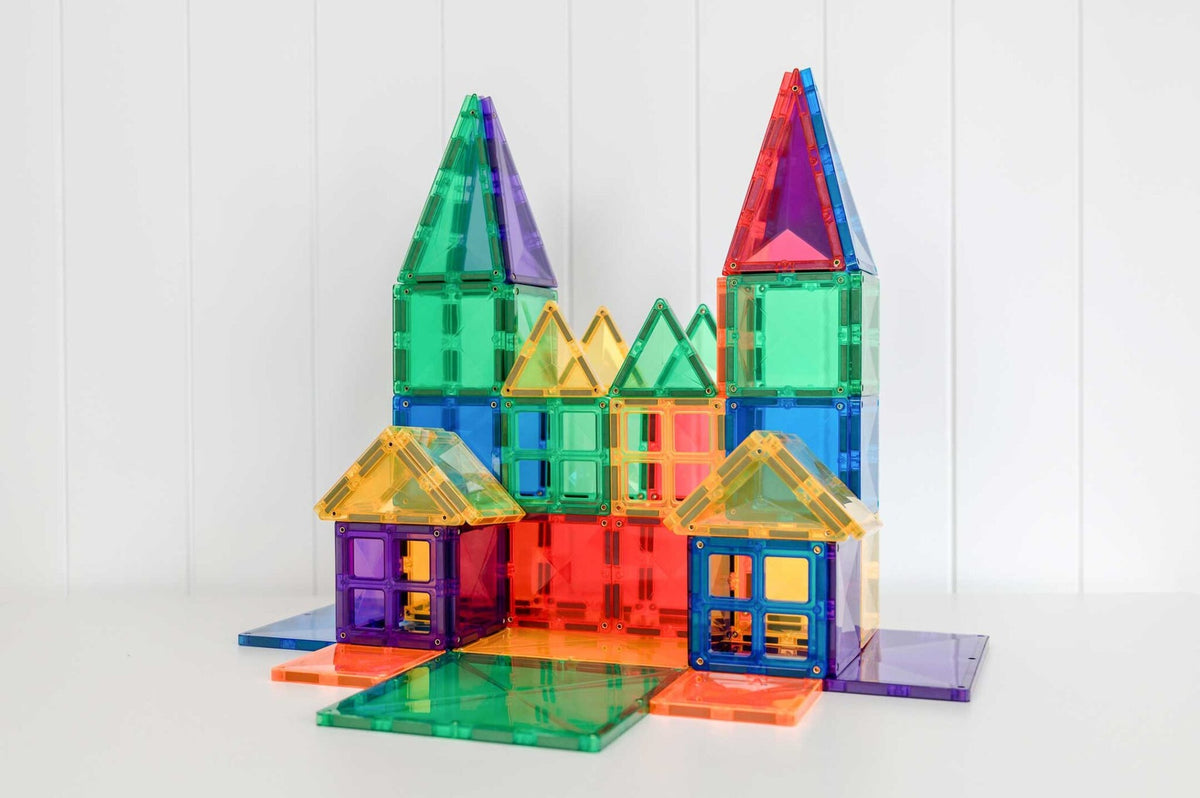 Set magnetic creativ curcubeu, 102 piese – CONNETIX