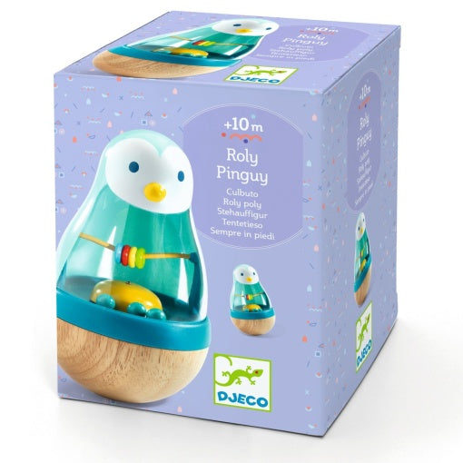 Jucărie roly-poly Pinguin  – Djeco