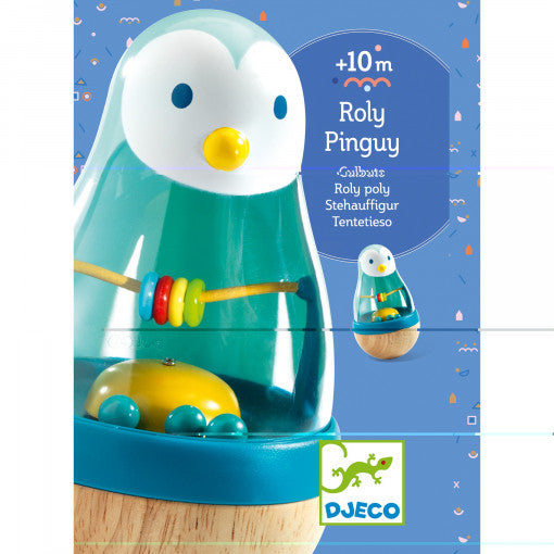 Jucărie roly-poly Pinguin  – Djeco