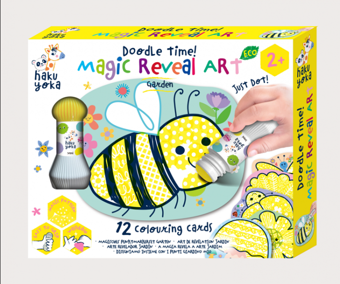 Kit de artă cu carduri și marker tip punctator, set de 12 carduri – Avenir