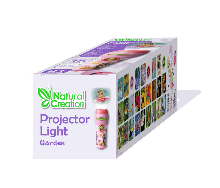Mini proiector cu 3 discuri și 24 de imagini realiste - Grădina – Avenir