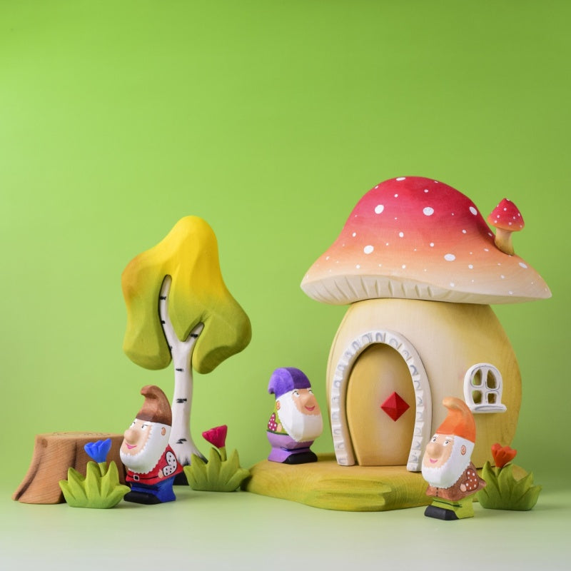 Figurină din lemn Piticul Whittle – BumbuToys